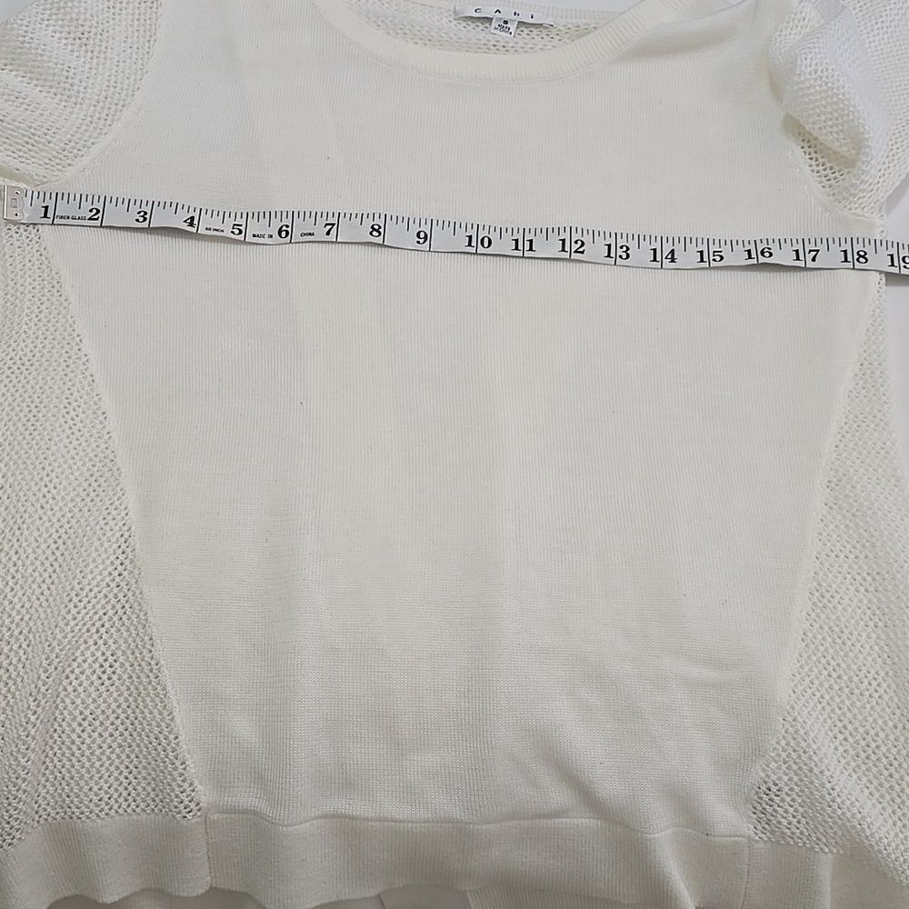Cabi Split Back Pullover Sweater S - image 7